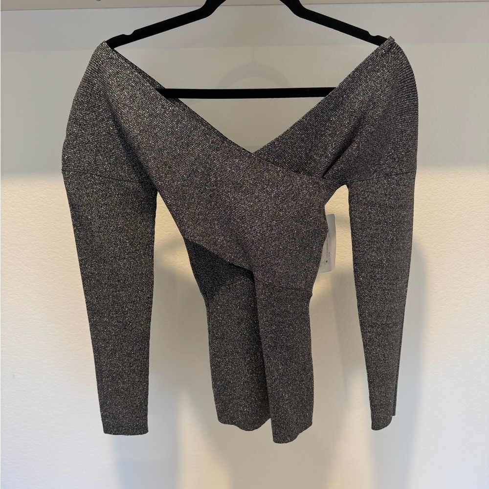 Ted Baker Black Off-Shoulder Top